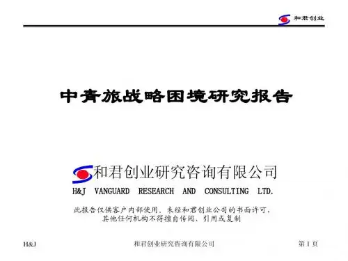 174-和君创业—中青旅战略困境研究报告