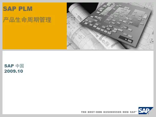 1 SAP PLM 项目生命周期管理 工程研发设计协同解决方案简介