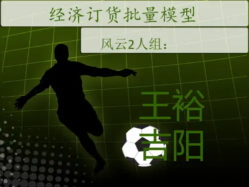 经济订货批量模型1