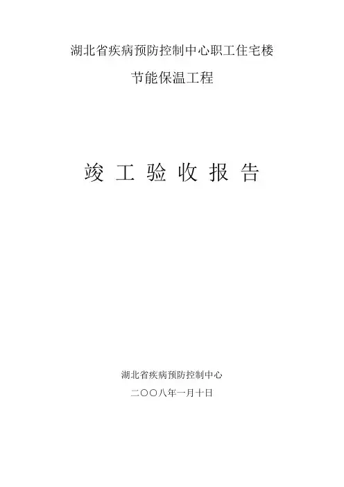 节能竣工验收报告