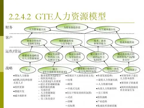 GTE人力资源模型