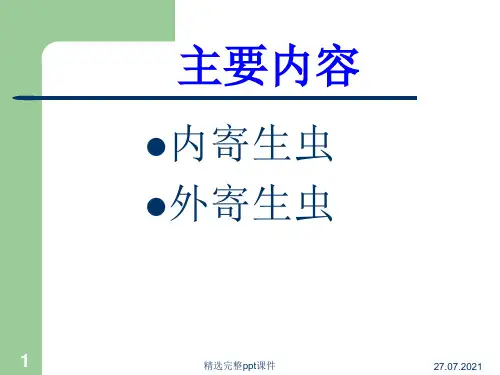 犬猫寄生虫病