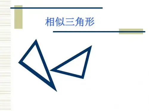 4.5相似三角形全面版