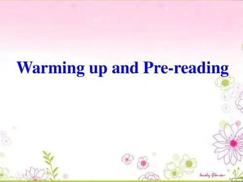 高中英语_unit_5《The_Power_of_Nature》课件1-warming_up_新人教版选修6