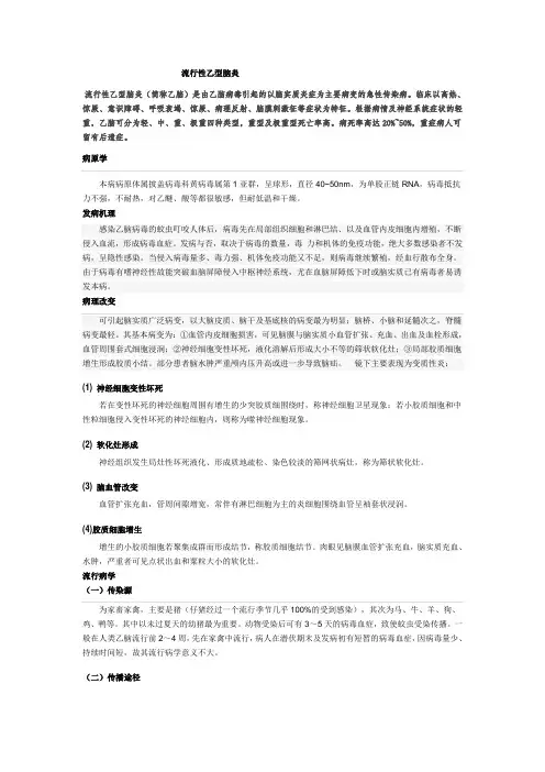 流行性乙型脑炎