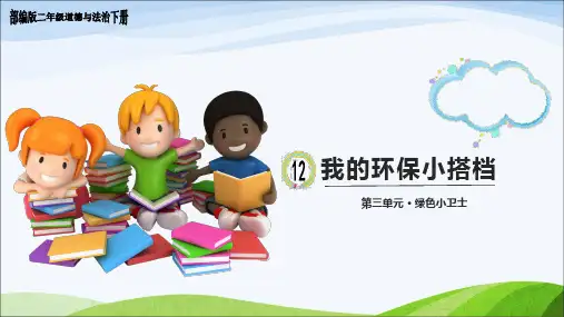 部编版二年级道德与法治下册 12 《我的环保小搭档》课件