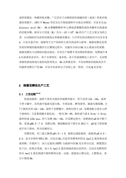 透明质酸介绍