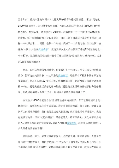 爱情天梯