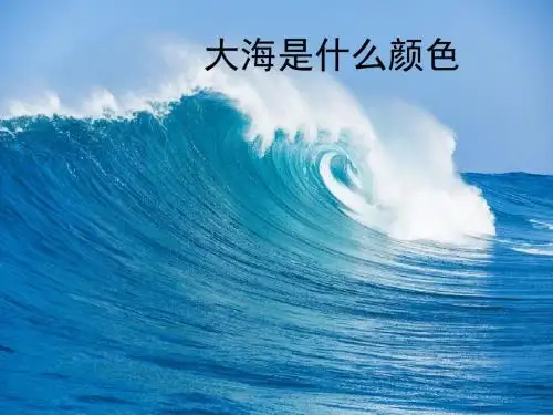 最新西师大版二年级语文下册《大海是什么颜色》精品公开课课件
