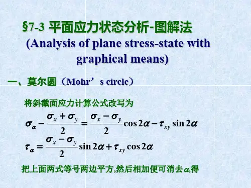 材料力学应力圆法ppt课件
