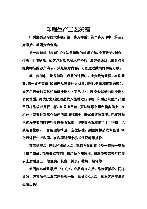 印刷生产工艺流程 2