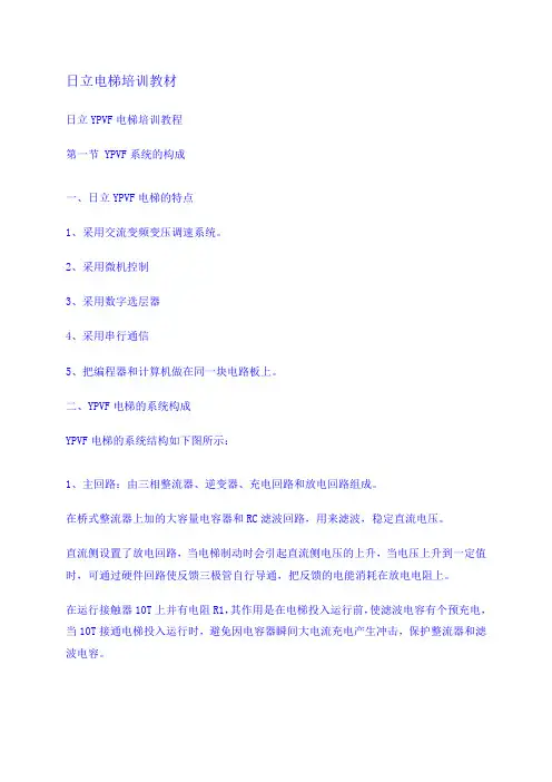 日立电梯培训教材
