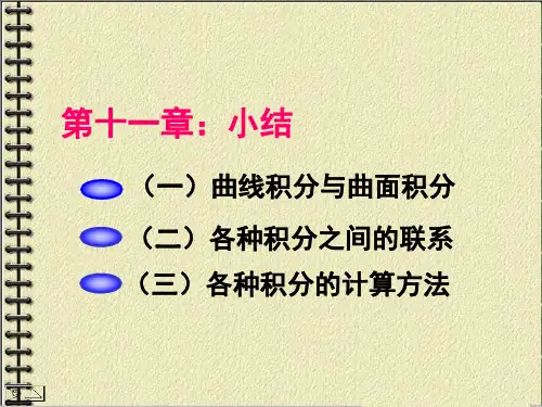 高数:曲线积分与曲面积分总结