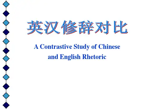 Rhetoric 1 明喻暗喻拟人