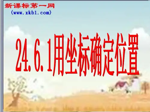 用坐标确定位置