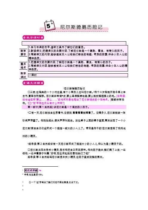 5 尼尔斯骑鹅历险记