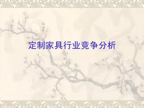 定制家具行业分析