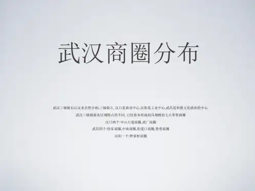 武汉商圈分布