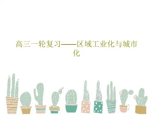 高三一轮复习——区域工业化与城市化共41页