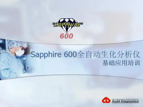 Sapphire 600基础应用培训
