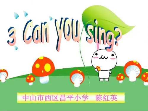 unit6 Let's Sing