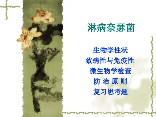 医学微生物学微生物学各论球菌【淋病奈瑟菌】多媒体课件.ppt(