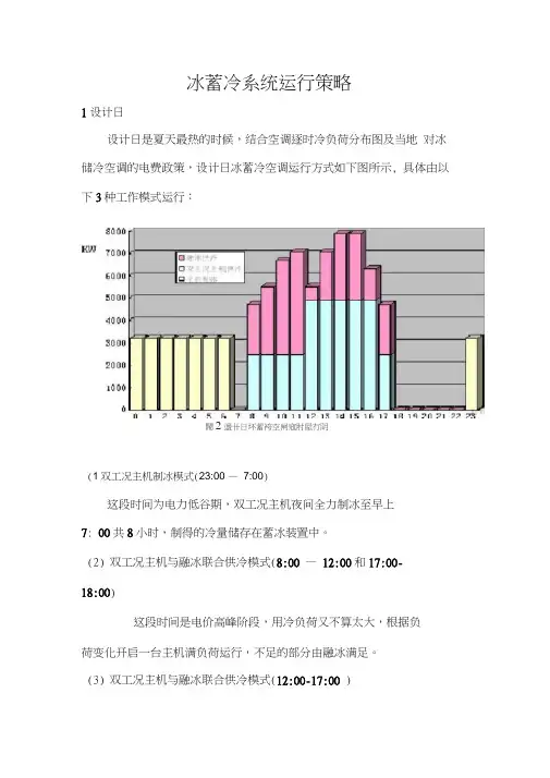 冰蓄冷系统运行策略