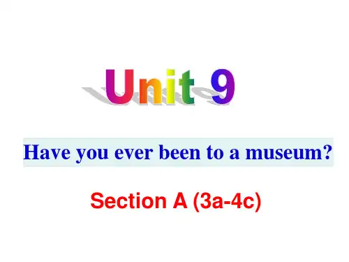 2020春人教版八年级英语下册教学课件：Unit 9 Section A (3a-4c) (共53张PPT)
