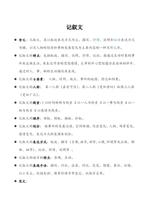 记述文-