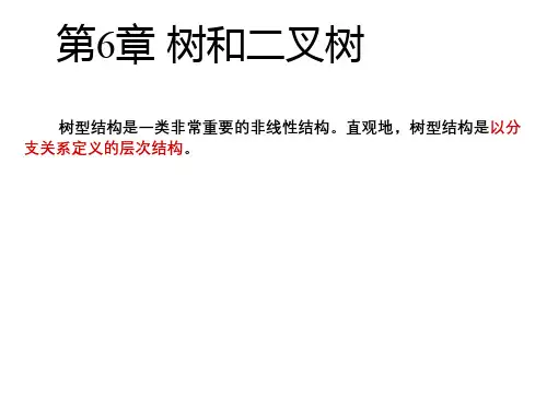 第6章树和二叉树好精品PPT课件