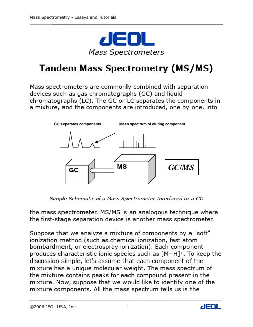 质谱Tandem Mass Spectrometry (MS-MS)