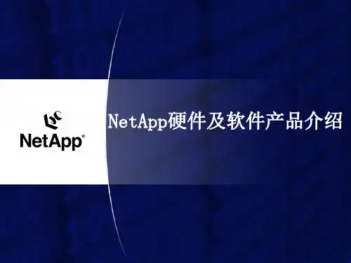 NetApp介绍
