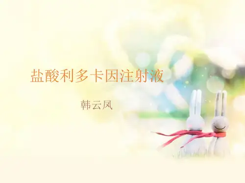 盐酸利多卡因注射液