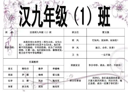 班级门牌