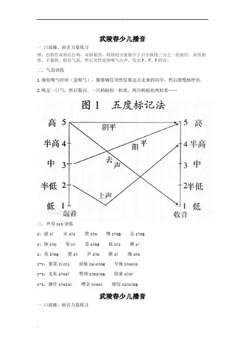 少儿播音主持课件