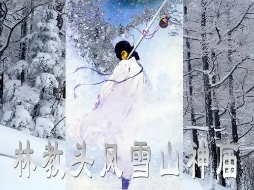 《林教头风雪山神庙》课件2细节描写