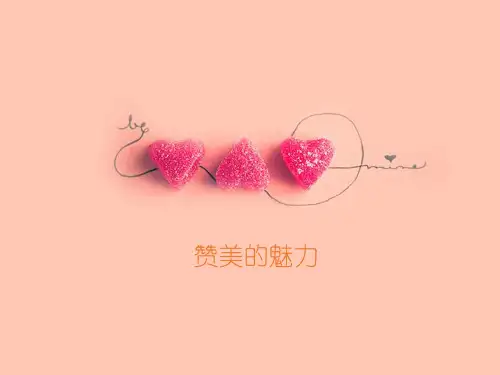 赞美的魅力 ppt课件