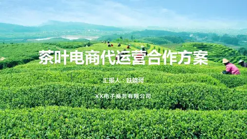 茶叶电商代运营合作方案电商代运营方案