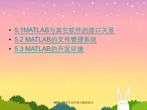 MATLAB的开发环境与键盘技巧