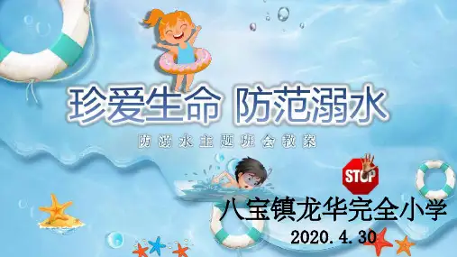 小学生防溺水安全教育精选ppt