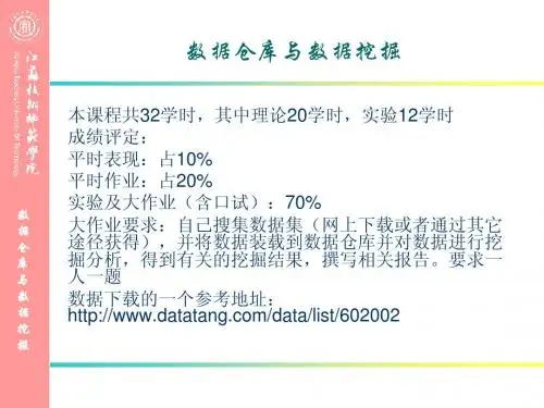 第一章 数据仓库与数据挖掘概述(09)2