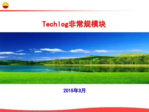 Techlog非常规培训