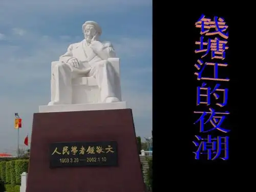 钱塘江的夜潮