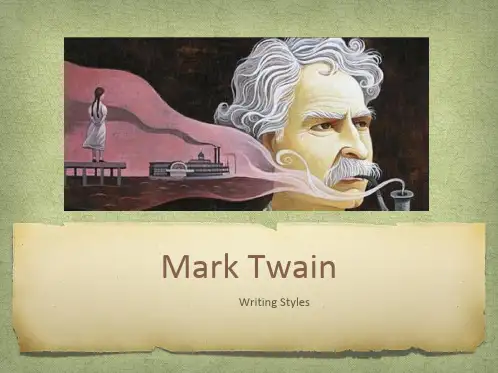 Mark Twain(马克·吐温介绍)
