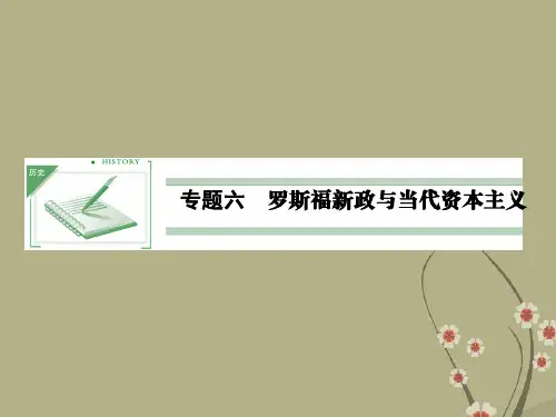 高中历史 6.1“自由放任”的美国教学课件 人民版必修2