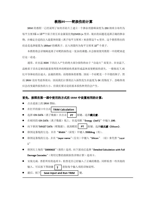 SRIM中文教程4