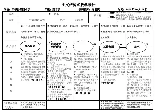 S版小学四年级语文上册《成长》EEPO教案