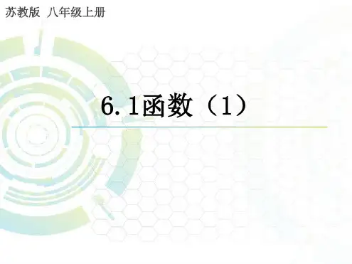 苏科版八年级数学上册《6章一次函数6.1函数》公开课课件_24