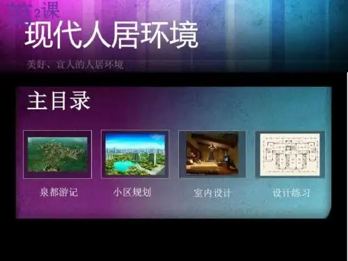 现代人居环境-文档资料