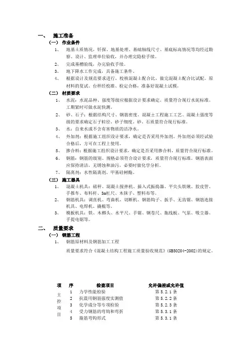 箱型基础工程
